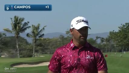 Rafael Campos | Round 1 | 9th hole | Shot 3 | 2025 Mexico Open