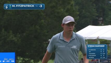 Matt Fitzpatrick | Round 2 | 18th hole | Shot 4 | 2025 Wyndham