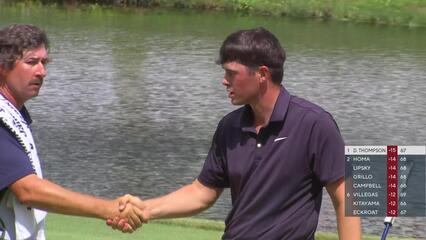 Davis Thompson | Round 3 | 18th hole | Shot 3 | 2025 John Deere