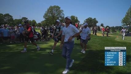 Russell Henley | Round 4 | 3rd hole | Shot 1 | 2025 Travelers