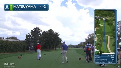 Hideki Matsuyama | Round 1 | 9th hole | Shot 1 | 2026 Arnold Palmer