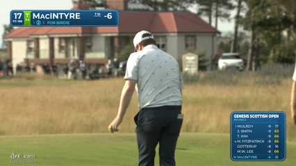 Robert MacIntyre | Round 2 | 17th hole | Shot 2 | 2026 Genesis Scottish Open