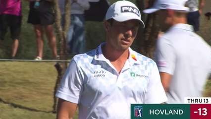 Viktor Hovland | Round 4 | 13th hole | Shot 5 | 2026 WM Phoenix Open
