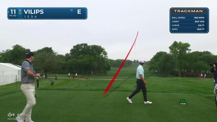 Karl Vilips | Round 1 | 11th hole | Shot 1 | 2025 THE CJ CUP