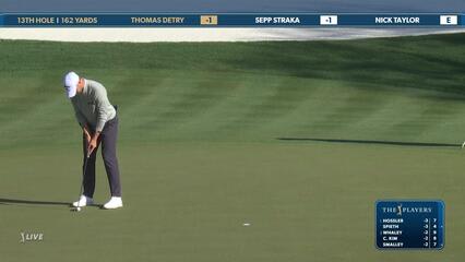 Thomas Detry | Round 1 | 13th hole | Shot 4 | 2025 THE PLAYERS