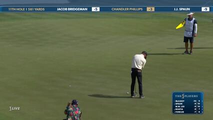 Chandler Phillips | Round 2 | 11th hole | Shot 5 | 2025 THE PLAYERS