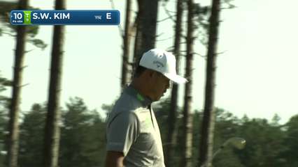 Si Woo Kim | Round 2 | 10th hole | Shot 2 | 2026 Genesis Scottish Open