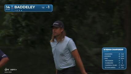 Aaron Baddeley | Round 2 | 14th hole | Shot 4 | 2025 Wyndham