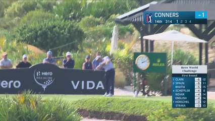 Corey Conners | Round 1 | 14th hole | Shot 1 | 2025 Hero World Challenge