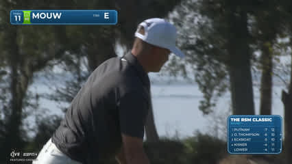 William Mouw | Round 1 | 11th hole | Shot 4 | 2025 The RSM Classic