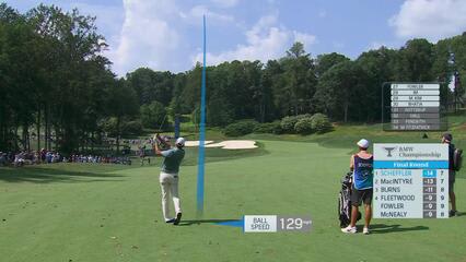 Scottie Scheffler | Round 4 | 8th hole | Shot 2 | 2025 BMW Championship