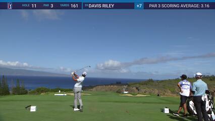 Davis Riley | Round 2 | 11th hole | Shot 1 | 2025 The Sentry
