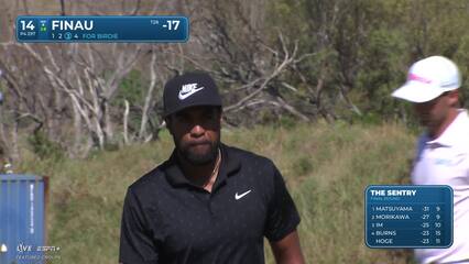 Tony Finau | Round 4 | 14th hole | Shot 3 | 2025 The Sentry