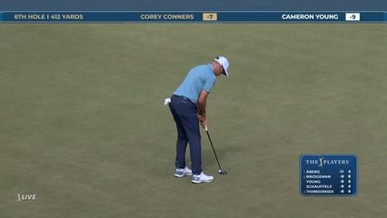 Corey Conners | Round 3 | 6th hole | Shot 4 | 2026 THE PLAYERS