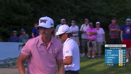 Rickie Fowler | Round 2 | 18th hole | Shot 1 | 2025 John Deere