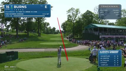 Sam Burns | Round 4 | 15th hole | Shot 1 | 2025 the Memorial