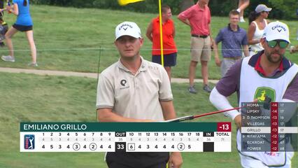Emiliano Grillo | Round 3 | 17th hole | Shot 5 | 2025 John Deere