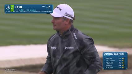 Ryan Fox | Round 2 | 18th hole | Shot 4 | 2026 AT&T Pebble Beach