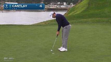 Patrick Cantlay | Round 1 | 7th hole | Shot 3 | 2025 AT&T Pebble Beach