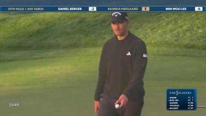 Rasmus Hojgaard | Round 2 | 10th hole | Shot 7 | 2025 THE PLAYERS