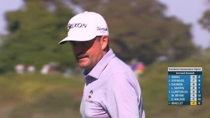 Keegan Bradley | Round 2 | 7th hole | Shot 4 | 2025 Farmers