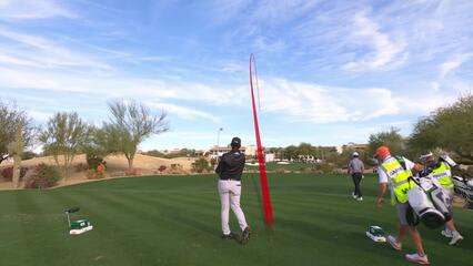 Matthieu Pavon | Round 2 | 4th hole | Shot 1 | 2025 WM Phoenix Open