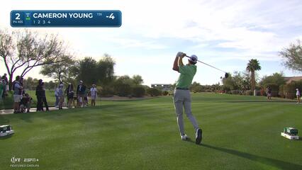 Cameron Young | Round 3 | 2nd hole | Shot 1 | 2025 WM Phoenix Open