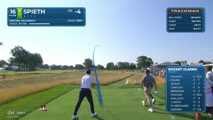 Jordan Spieth | Round 2 | 16th hole | Shot 1 | 2026 Rocket Classic