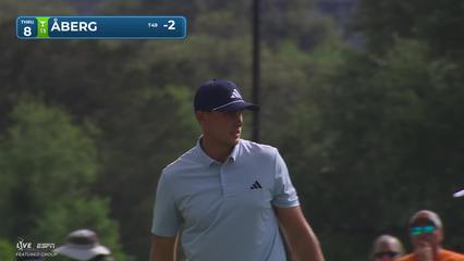 Ludvig Åberg | Round 1 | 8th hole | Shot 4 | 2026 Valero