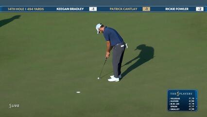 Patrick Cantlay | Round 1 | 14th hole | Shot 4 | 2025 THE PLAYERS