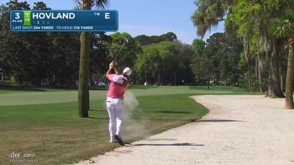 Viktor Hovland | Round 1 | 3rd hole | Shot 2 | 2026 RBC Heritage