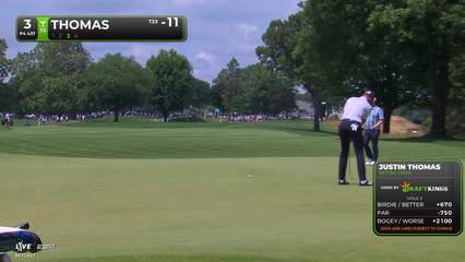 Justin Thomas | Round 4 | 3rd hole | Shot 4 | 2026 Travelers