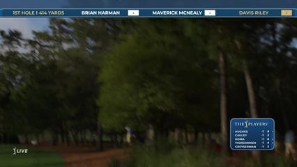 Davis Riley | Round 1 | 1st hole | Shot 1 | 2026 THE PLAYERS