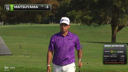 Hideki Matsuyama | Round 1 | 15th hole | Shot 2 | 2026 Cadillac