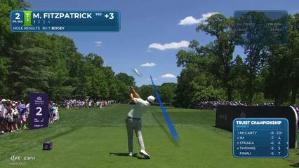 Matt Fitzpatrick | Round 2 | 2nd hole | Shot 1 | 2026 Truist Championship