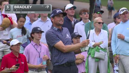 Keegan Bradley | Round 3 | 3rd hole | Shot 2 | 2025 TOUR Championship