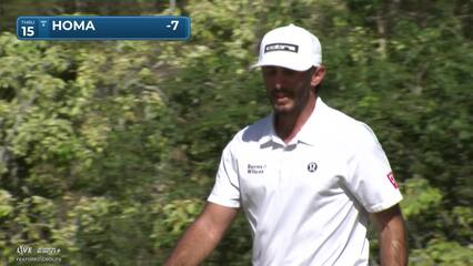 Max Homa | Round 2 | 15th hole | Shot 5 | 2025 The Sentry