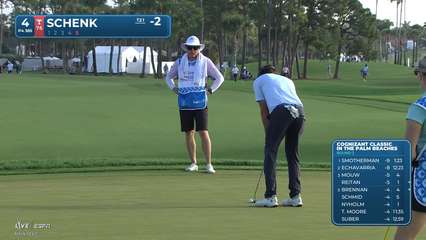 Adam Schenk | Round 2 | 4th hole | Shot 5 | 2026 Cognizant Classic