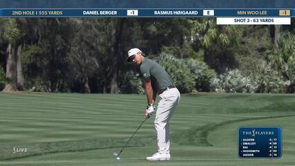 Min Woo Lee | Round 1 | 2nd hole | Shot 3 | 2025 THE PLAYERS