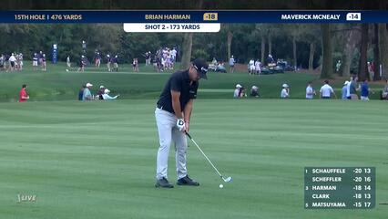 Brian Harman | 2024 THE PLAYERS | Round 4 | 15th hole | Shot 2