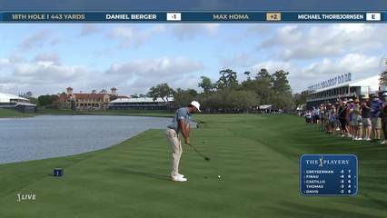 Max Homa | Round 1 | 18th hole | Shot 1 | 2026 THE PLAYERS