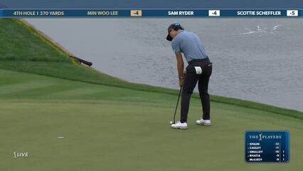 Min Woo Lee | Round 4 | 4th hole | Shot 4 | 2025 THE PLAYERS