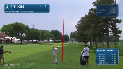 Tom Kim | Round 1 | 2nd hole | Shot 2 | 2025 Rocket Classic