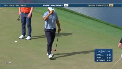 Xander Schauffele | Round 4 | 13th hole | Shot 3 | 2026 THE PLAYERS