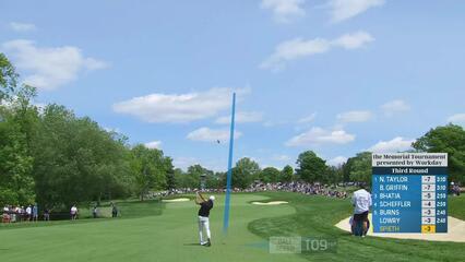 Jordan Spieth | Round 3 | 1st hole | Shot 2 | 2025 the Memorial