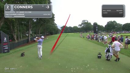 Corey Conners | Round 3 | 2nd hole | Shot 1 | 2025 TOUR Championship