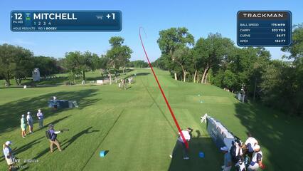 Keith Mitchell | Round 2 | 12th hole | Shot 1 | 2025 Charles Schwab