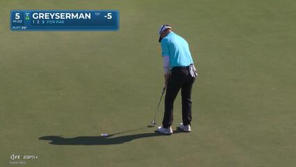 Max Greyserman | Round 3 | 5th hole | Shot 3 | 2025 Cognizant Classic