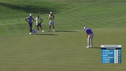 Wyndham Clark | Round 1 | 1st hole | Shot 3 | 2025 WM Phoenix Open