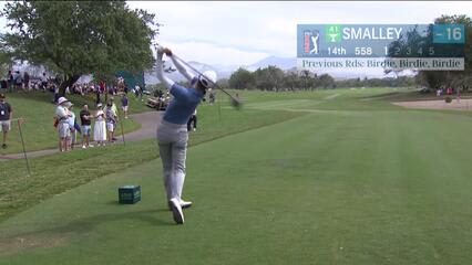 Alex Smalley | Round 4 | 14th hole | Shot 1 | 2025 Mexico Open